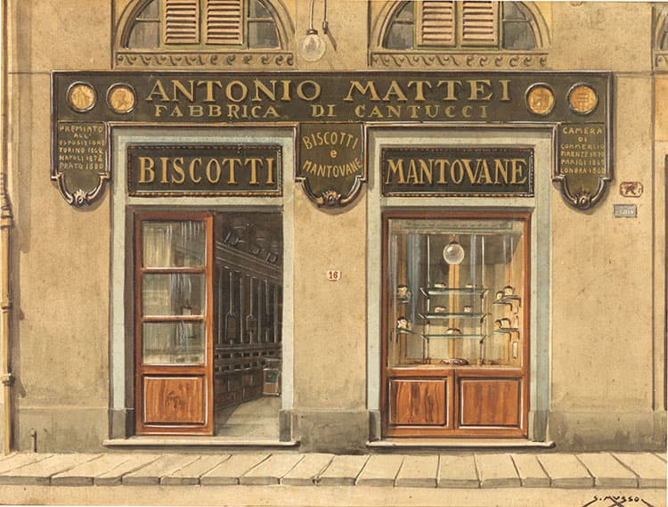 Antonio Mattei Fabbricante di Cantucci, Biscotti e altri generi e l&rsquo;amico Pellegrino Artusi