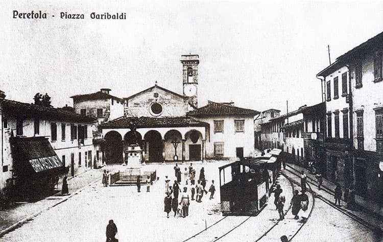 Il Tramvai Prato-Firenze che portava i prodotti artigianali come i Biscotti Mattei