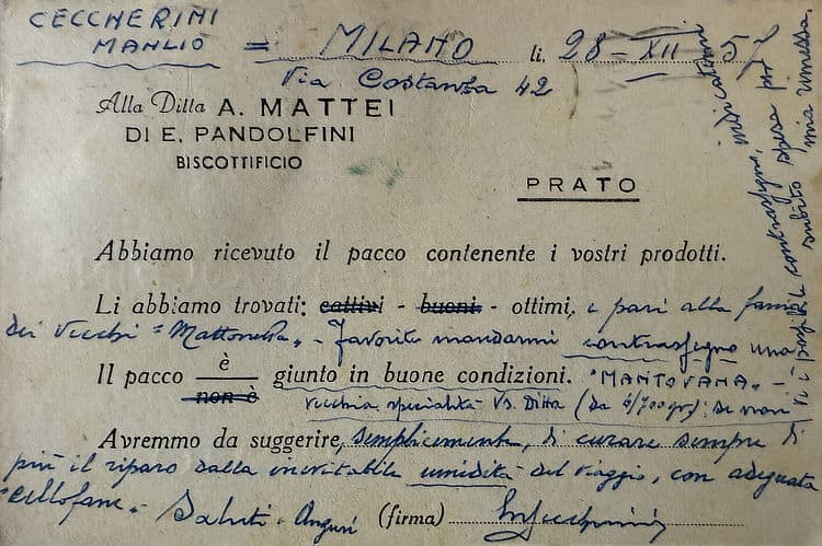 I Biscotti Mattei in giro per il mondo, insieme ai filati e tessuti pratesi