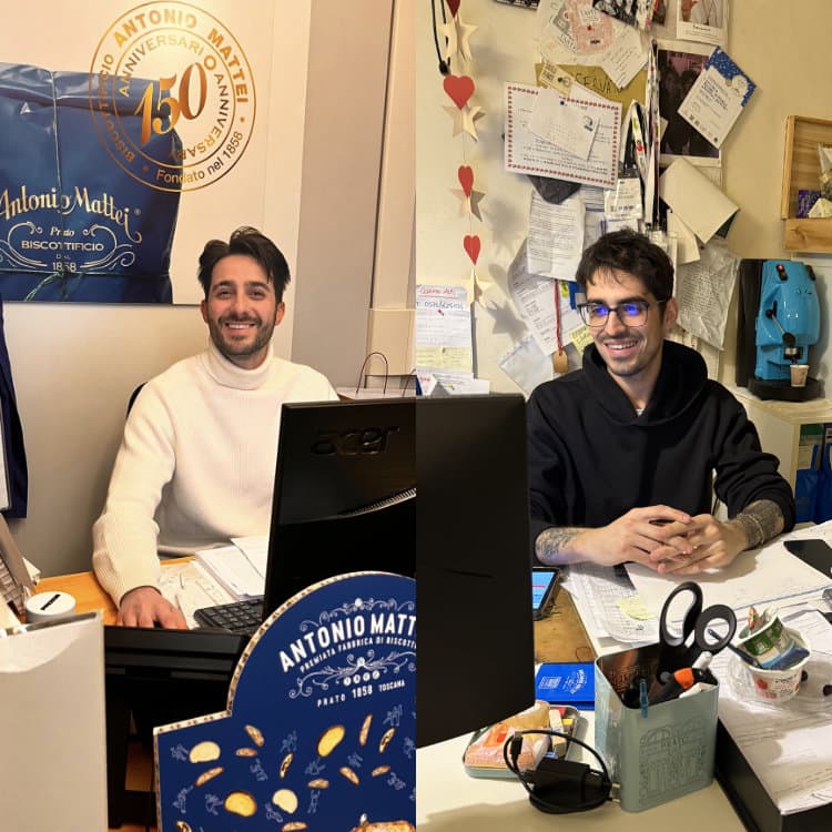 Filippo a sinistra, Pablo a destra
